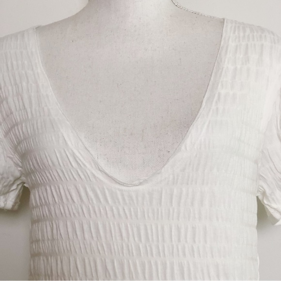 NWT WE THE FREE Sugar Cube Tee in Optic White Size Large - Picture 8 of 17